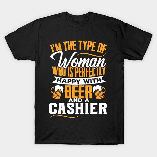 Cashier's Wife Married Couple Gift T-Shirt by Dolde08